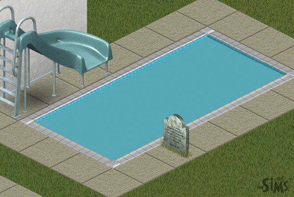 Pool Grabstein SIms