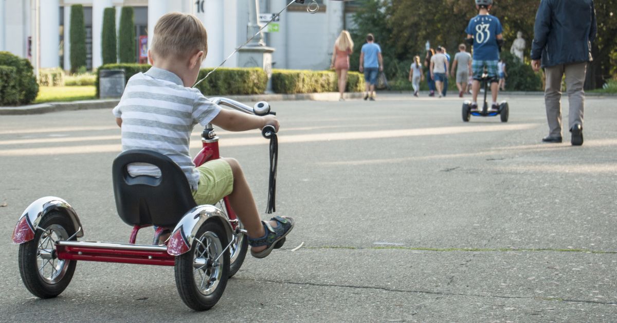 Dreirad Fahren Spielzeug