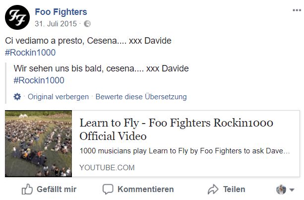 Foo Fighters Post