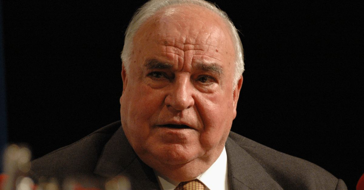 Helmut Kohl Bundeskanzler Deutschland