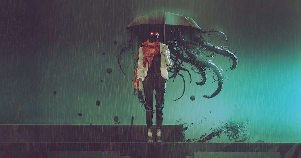 Horrorfilm-Figuren als Comics